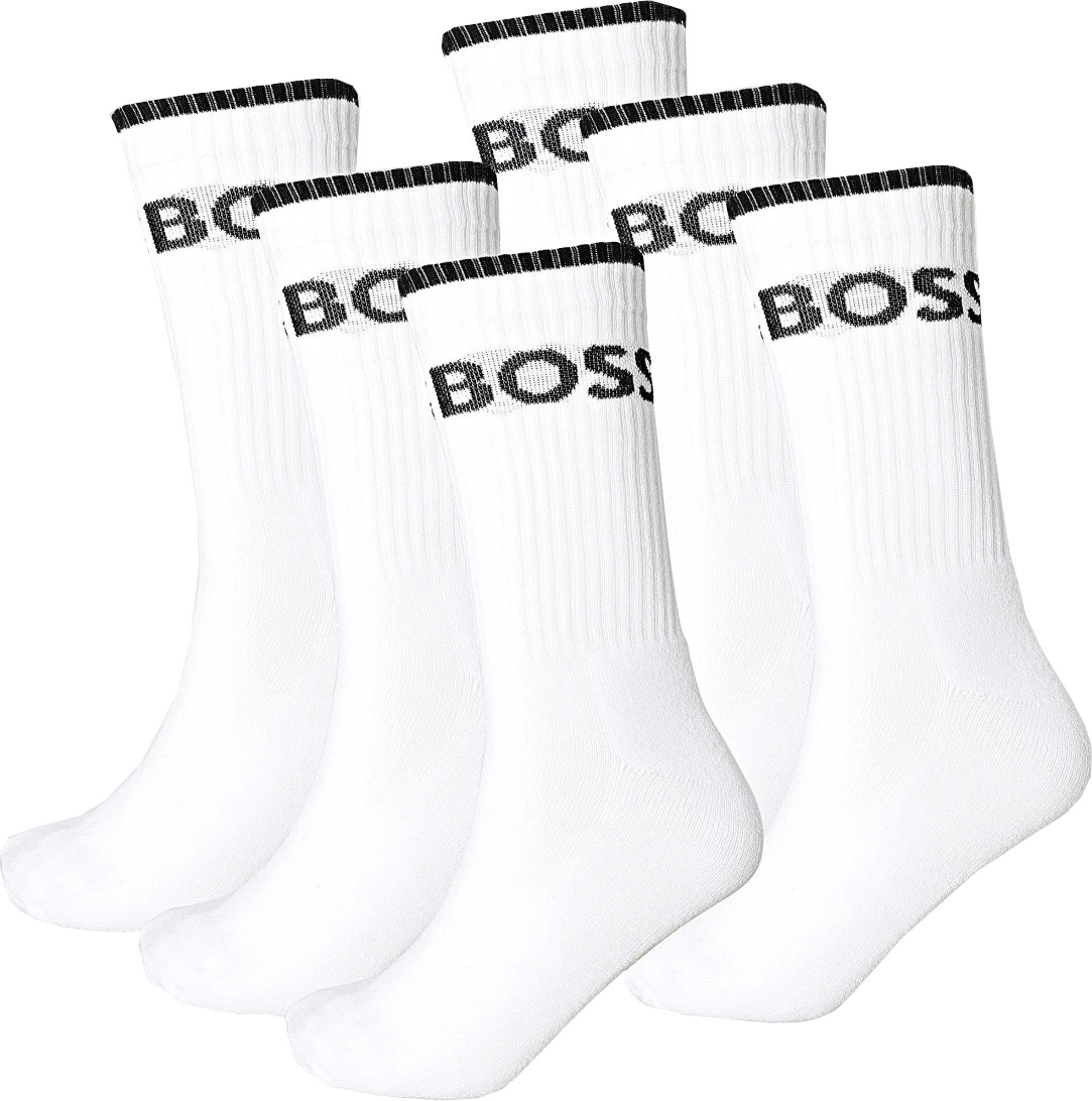 Hugo Boss 6 PACK - pánské ponožky BOSS 50510168-100 39-42