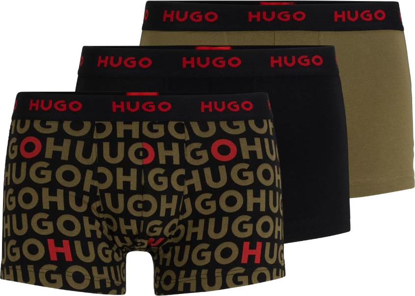 Hugo Boss 3 PACK - pánské boxerky HUGO 50480170-311 XL
