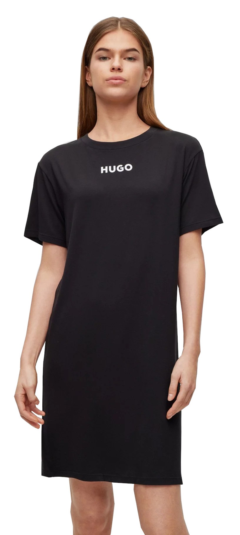 Hugo Boss Dámska nočná košeľa HUGO Relaxed Fit 50490711-001 XL