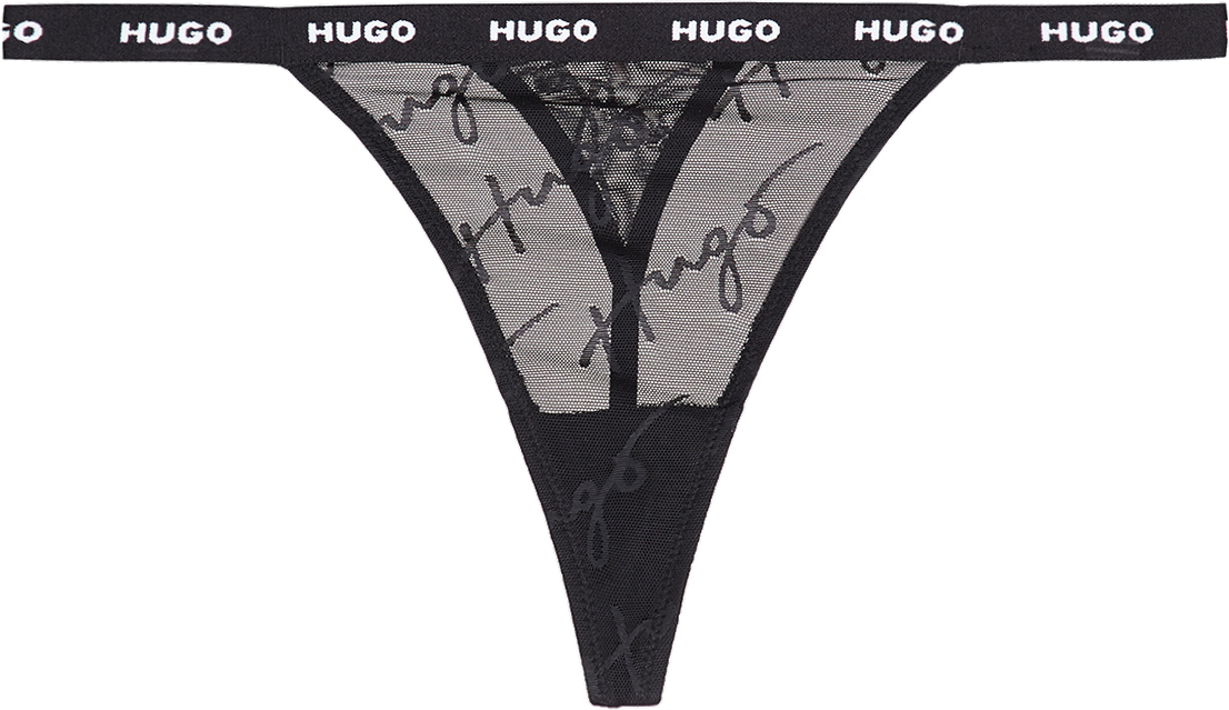 Hugo Boss Dámská tanga HUGO 50492455-001 XL