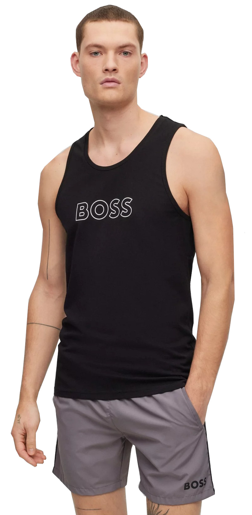 Hugo Boss Pánské tílko BOSS Regular Fit 50491711-001 XL