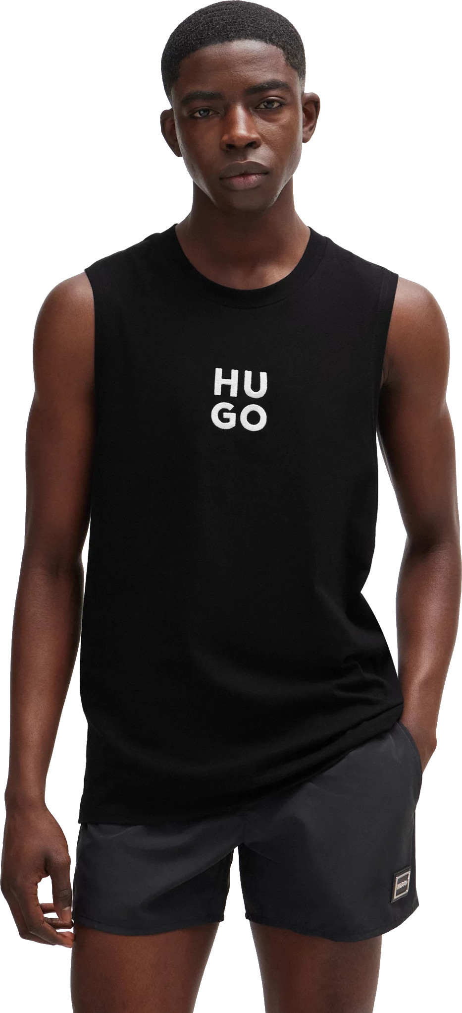 Hugo Boss Pánské tílko HUGO Regular Fit 50510189-001 L