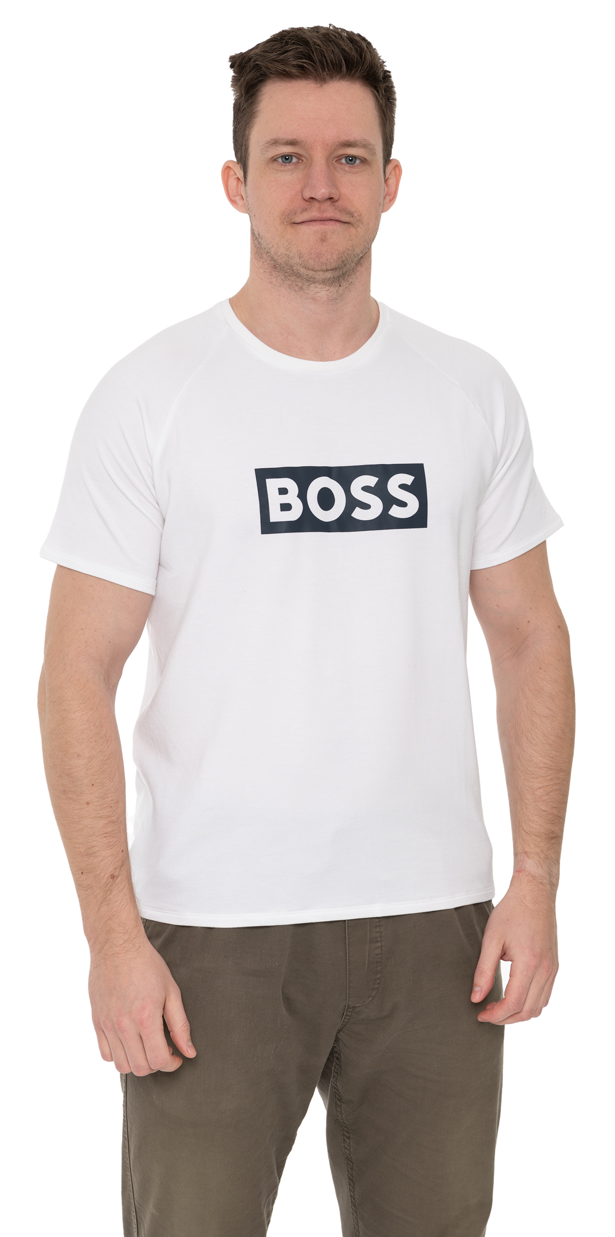 Hugo Boss Pánské triko BOSS Regular Fit 50485956-100 L