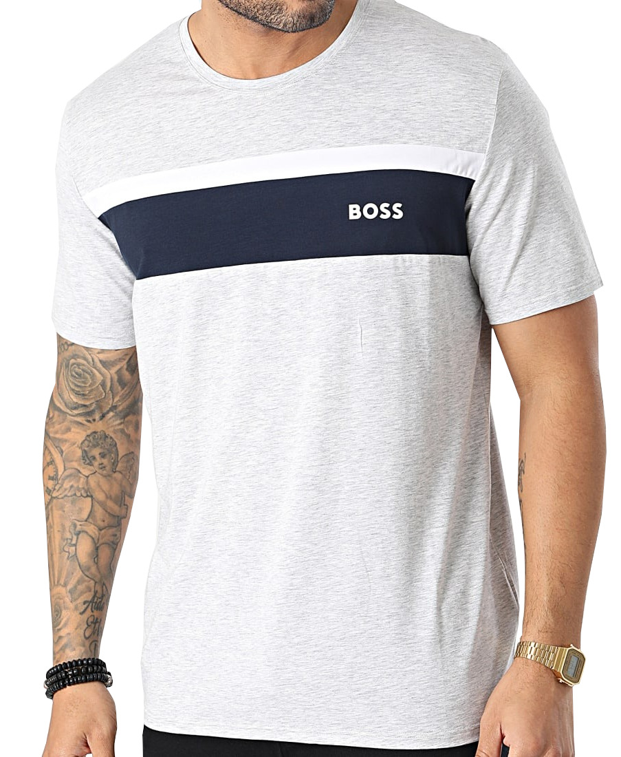 Hugo Boss Pánské triko BOSS Regular Fit 50490923-030 S