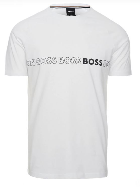 Hugo Boss Pánské triko BOSS Slim Fit 50491696-100 XXL
