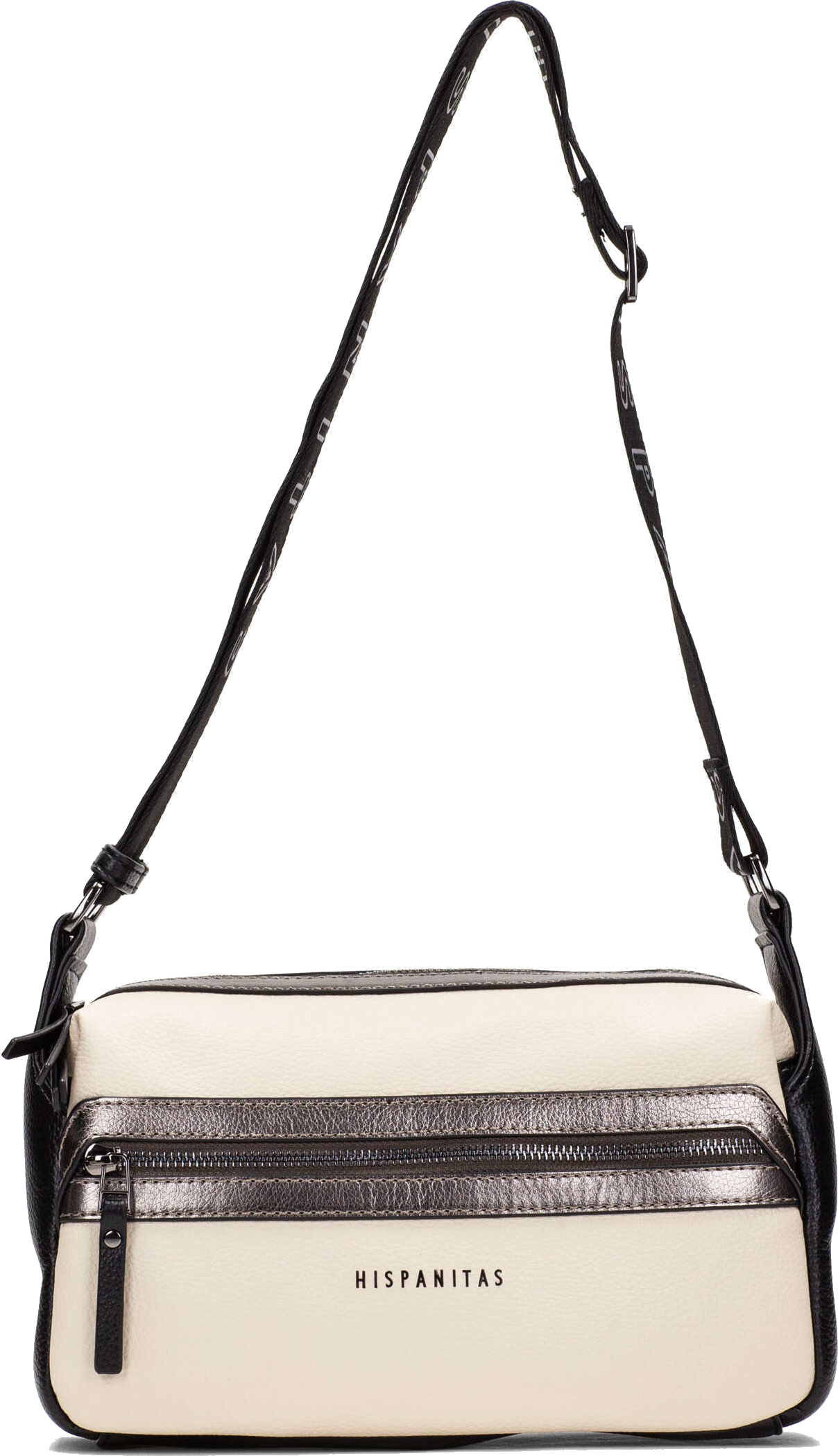 Hispanitas Dámská crossbody kabelka BI243546 Milk/Acero/Black