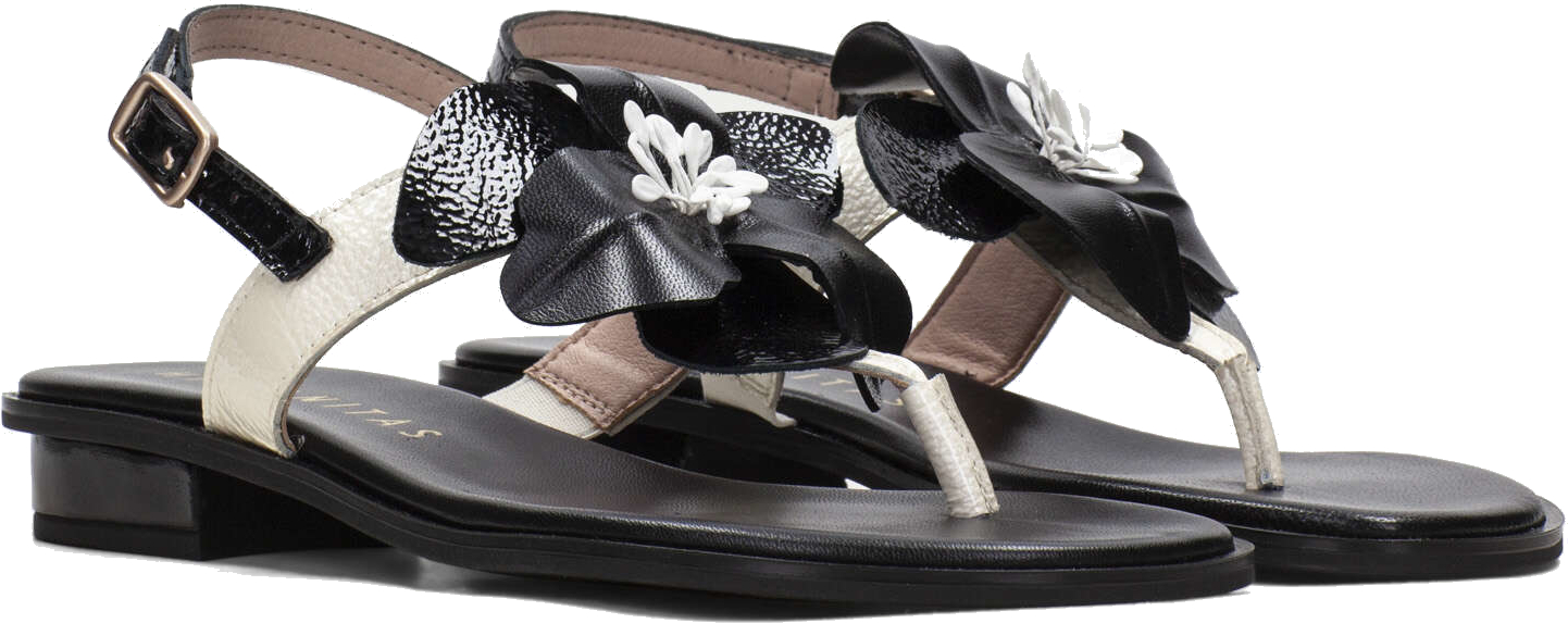 Hispanitas Dámske kožené sandále HV243434 nata/negro 40