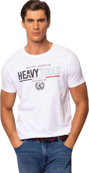 Heavy Tools Pánske tričko Magizon C3S23134WH S