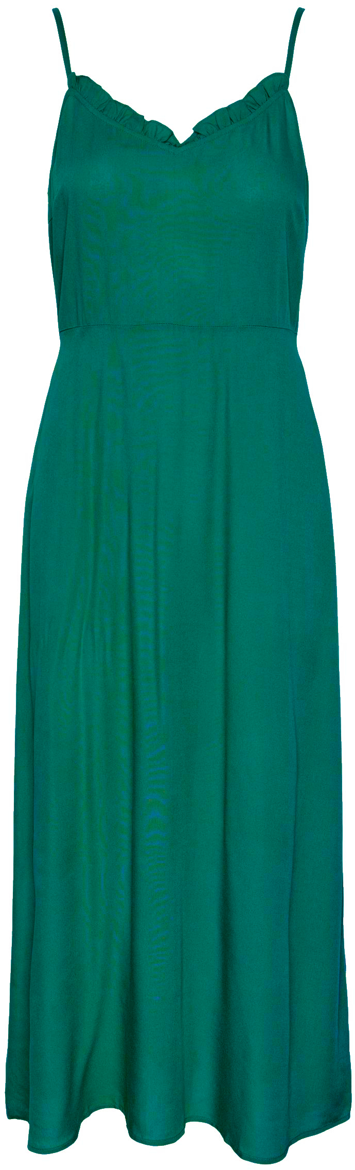 Pieces Dámské šaty PCNYA Long Line Fit 17135286 Pepper Green S