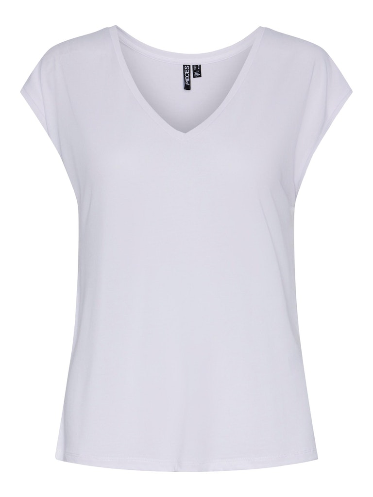 Pieces Dámske tričko PCKAMALA Comfort Fit 17095260 Bright White XS