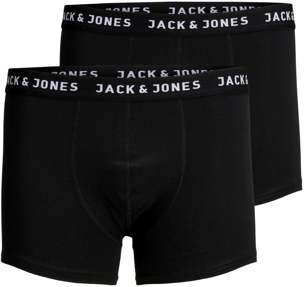 Jack&Jones 2 PACK - pánske boxerky JACJON 12138235 Black XXL + 2 mesiace na vrátenie tovaru