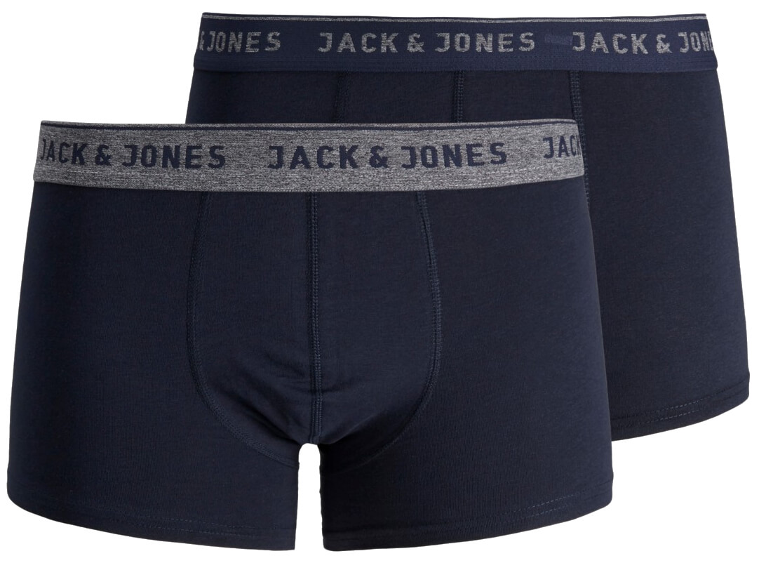 Jack&Jones 2 PACK - férfi boxeralsó JACVINCENT 12.138.239 Navy Blazer M