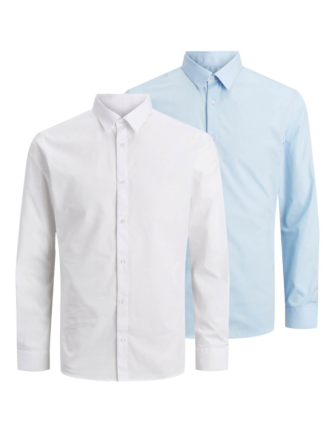 Jack&Jones 2 PACK - pánská košile JJJOE Slim Fit 12182995 Cashmere Blue XL