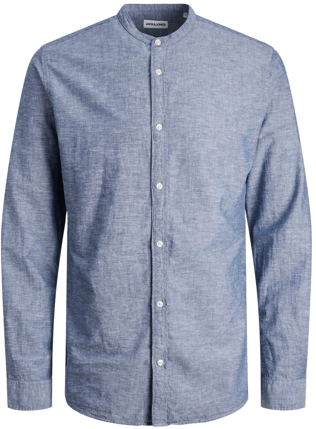 Jack&Jones Pánská košile JJELINEN Slim Fit 12248581 Faded Denim XL