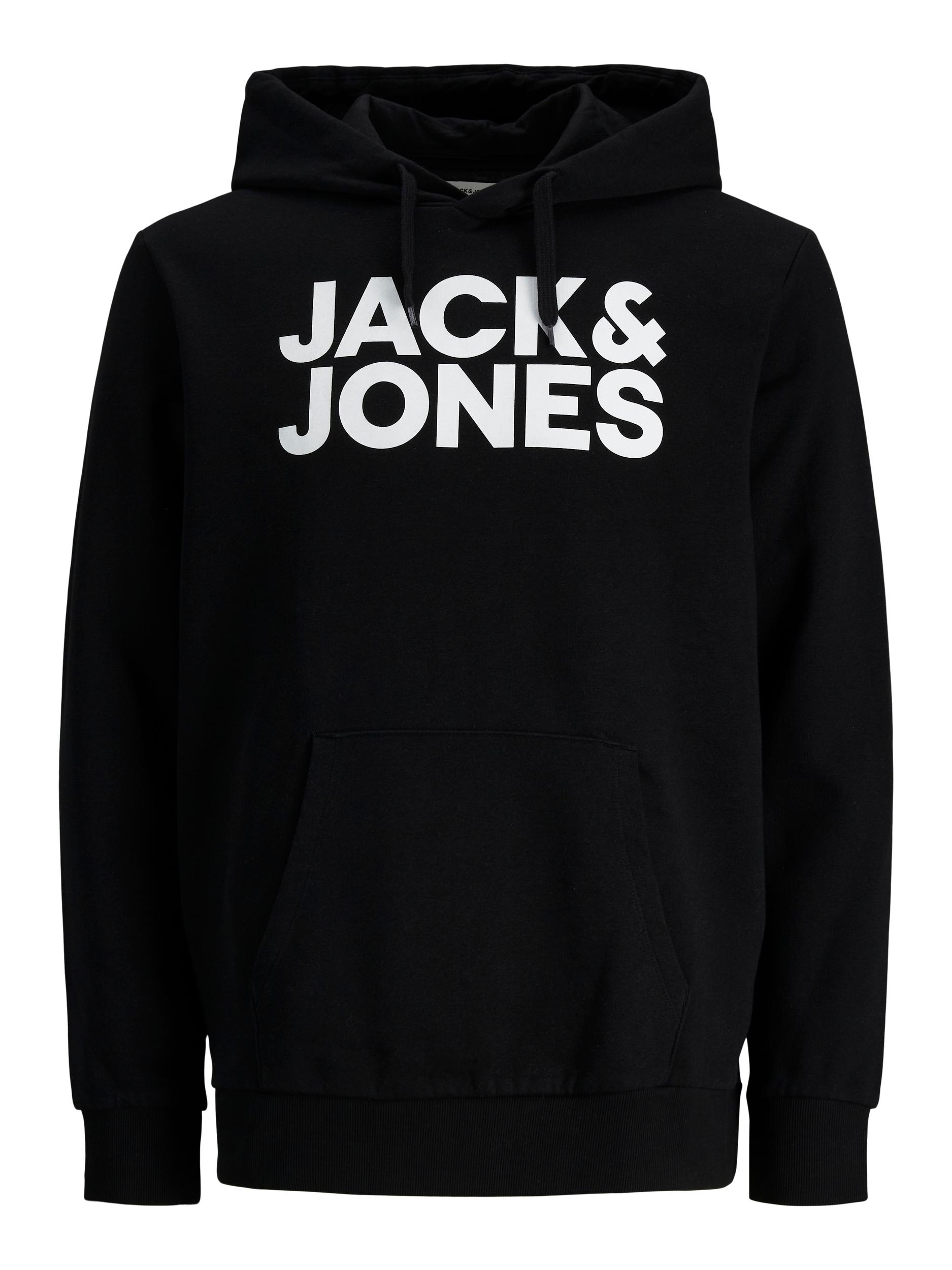 Jack&Jones Pánska mikina JJECORP Regular Fit 12152840 Black M