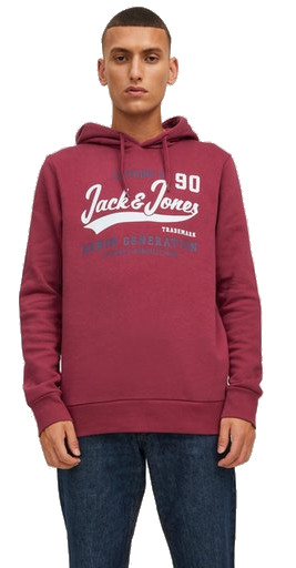 Jack&Jones Férfi sportfelső JJELOGO Regular Fit 12210824 Rhododendron XL