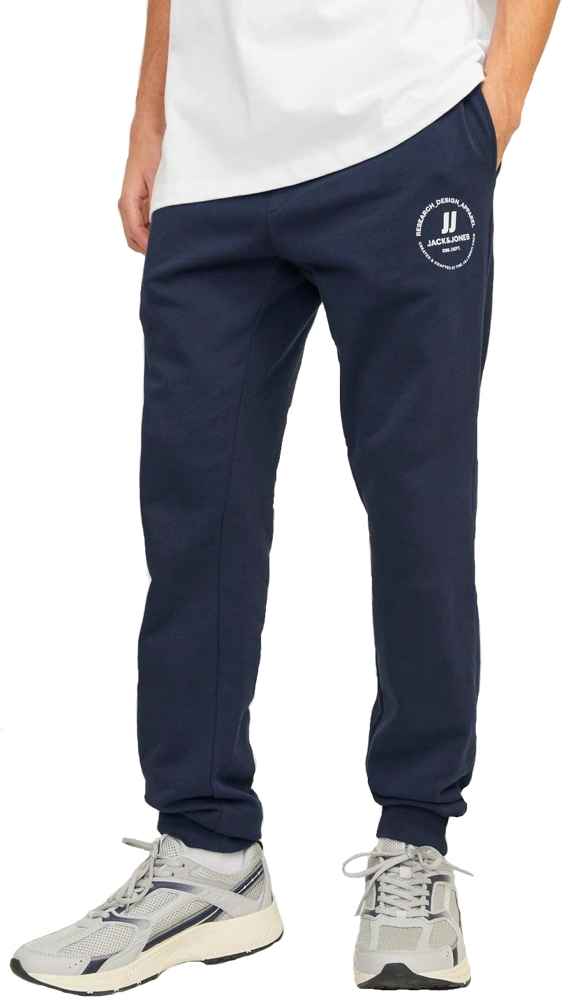 Jack&Jones Pantaloni de trening pentru bărbați JPSTGORDON Regular Fit 12249904 Navy Blazer S