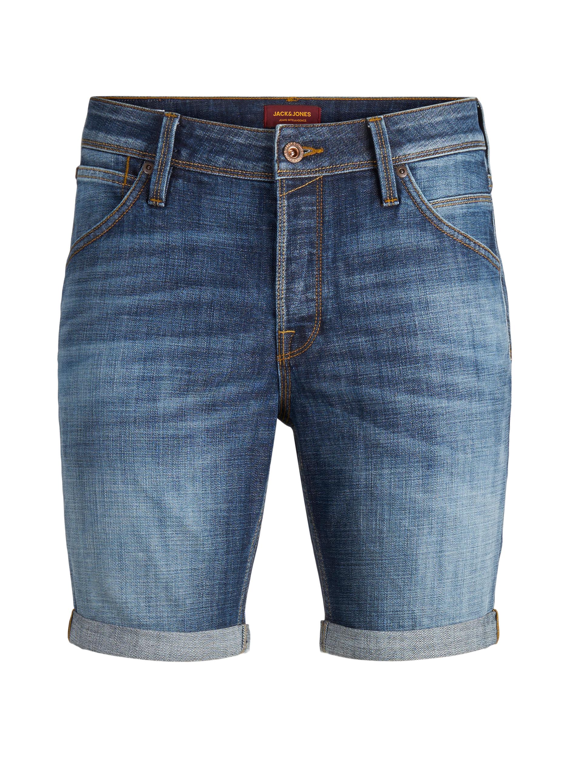 Jack&Jones Férfi rövidnadrág JJIRICK JJFOX 12201629 Blue Denim S