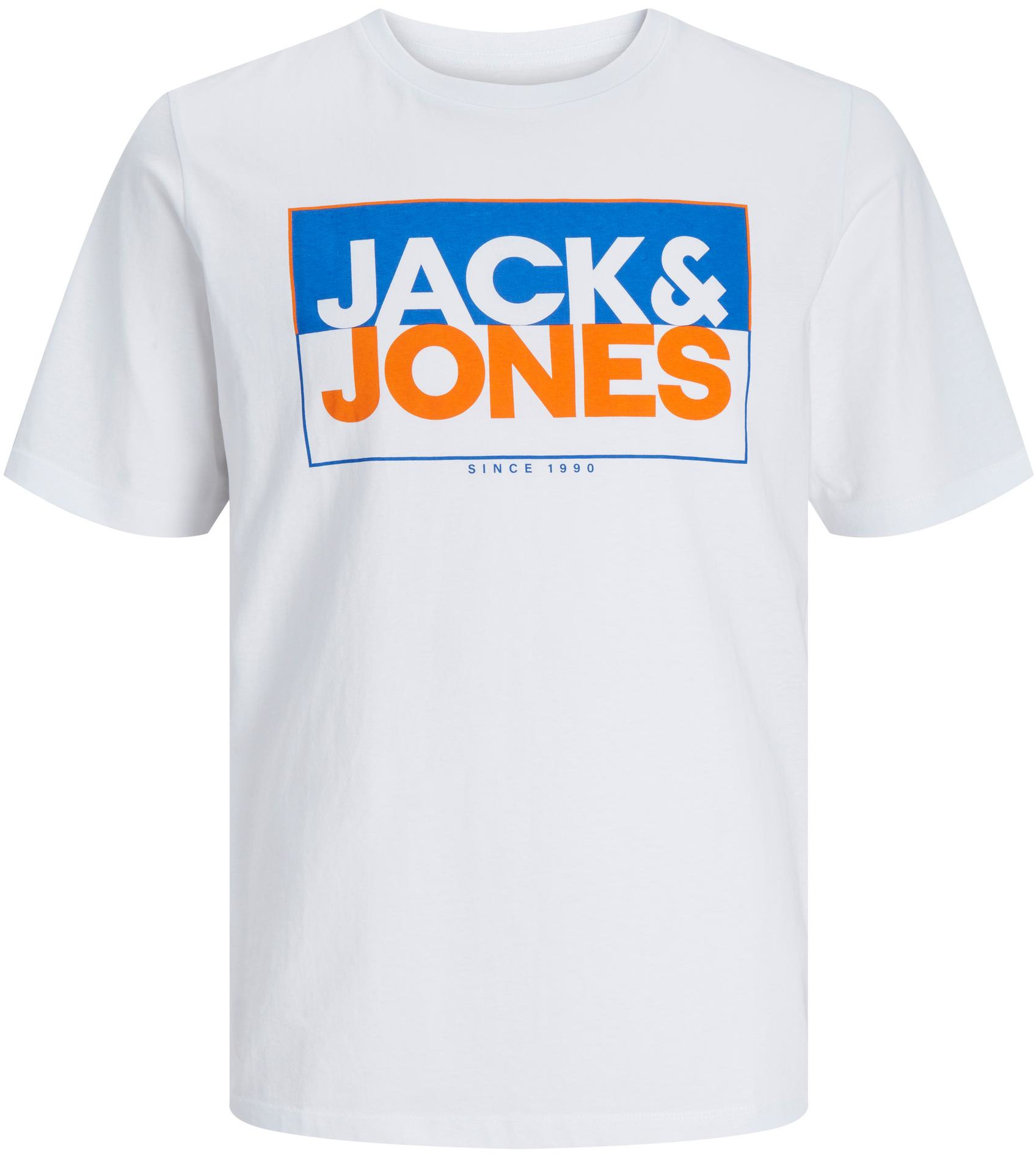 Jack&Jones Pánske tričko JCOBOX Standard Fit 12248123 White S