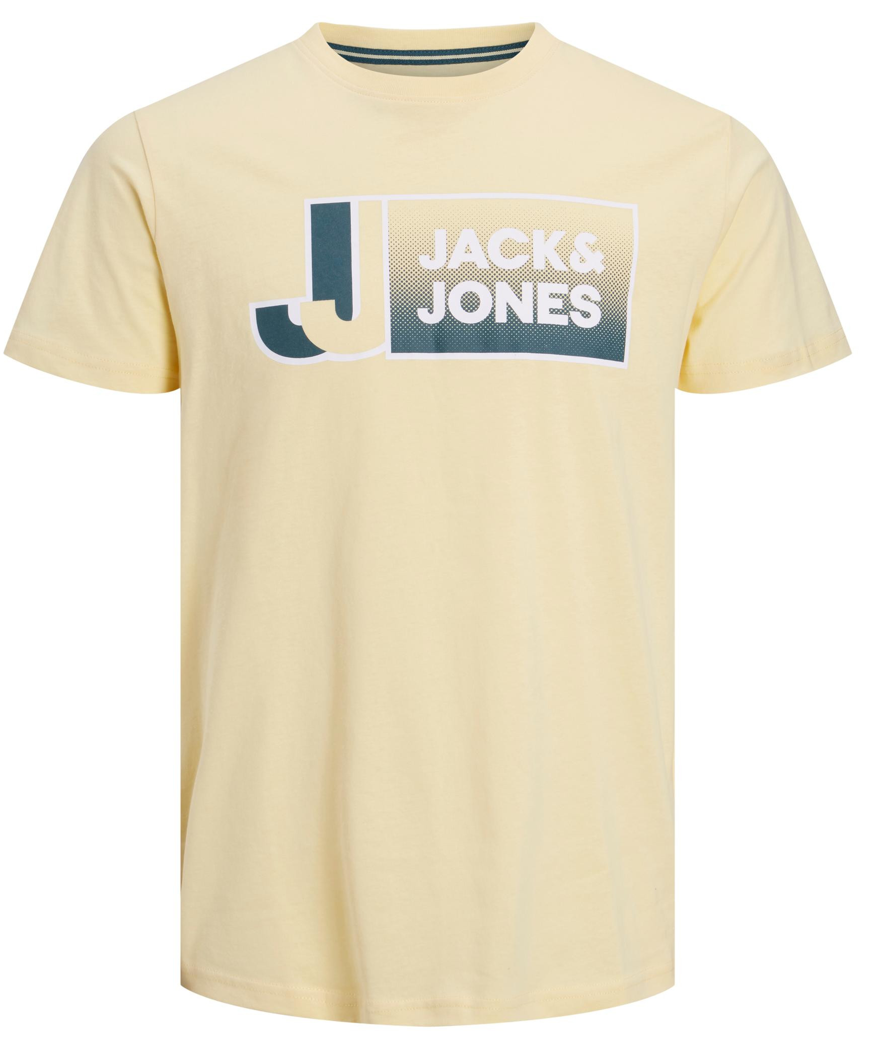 Jack&Jones Pánské triko JCOLOGAN Standard Fit 12228078 Pale Banana L