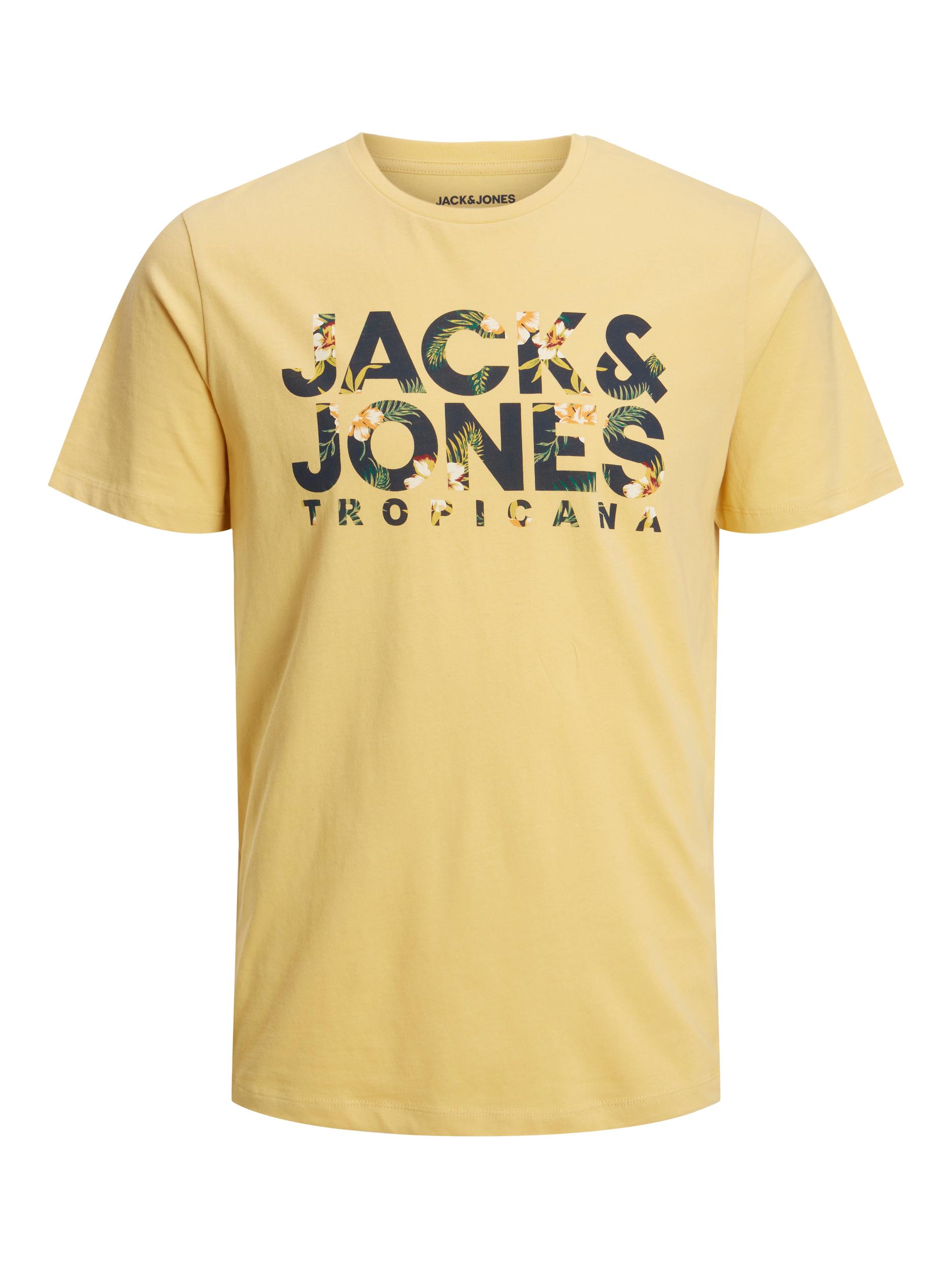 Jack&Jones Férfi póló JJBECS Regular Fit 12224688 Jojoba S