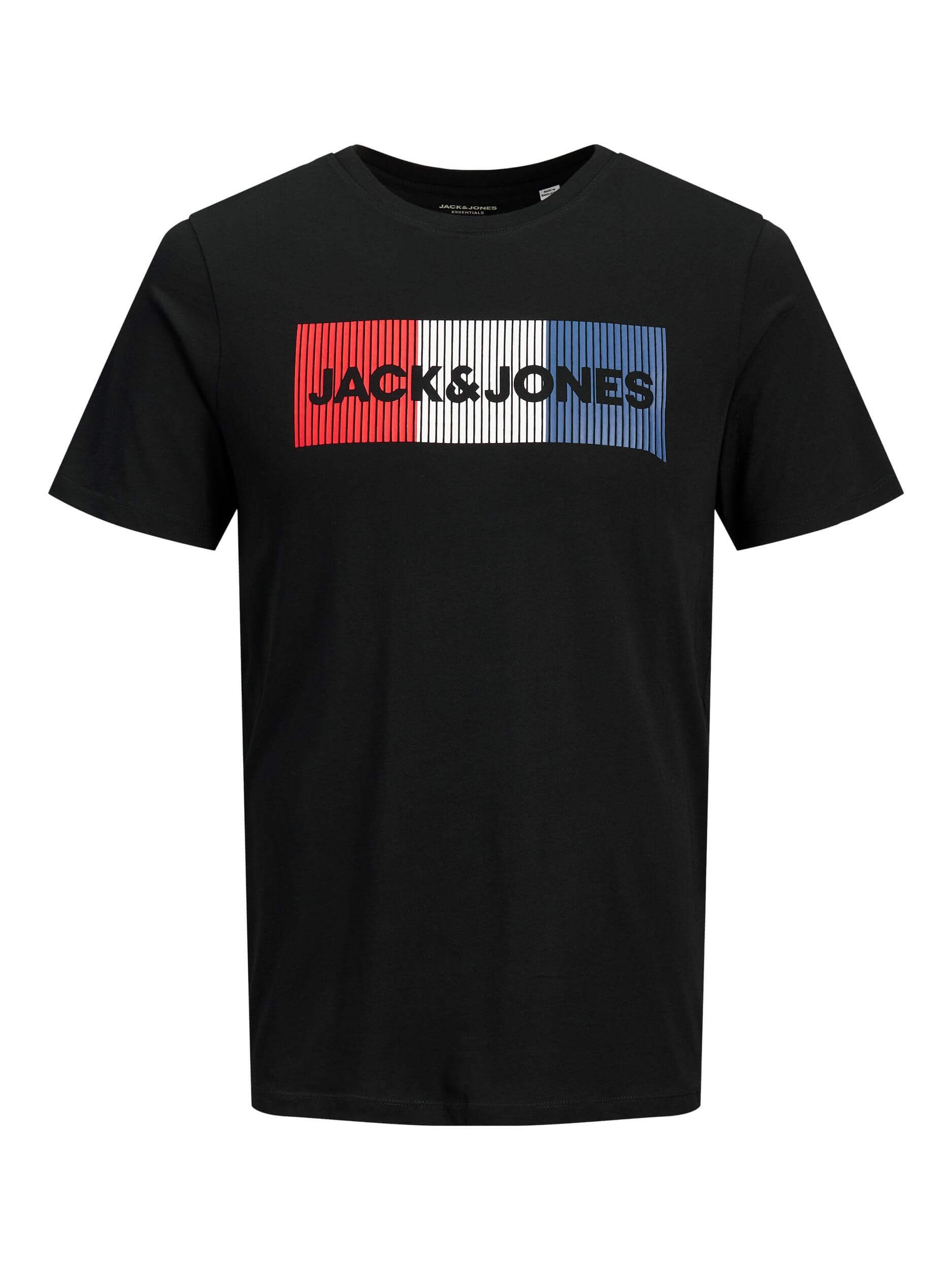 Jack&Jones Férfi póló JJECORP 12151955 Black PLAY SLIM M