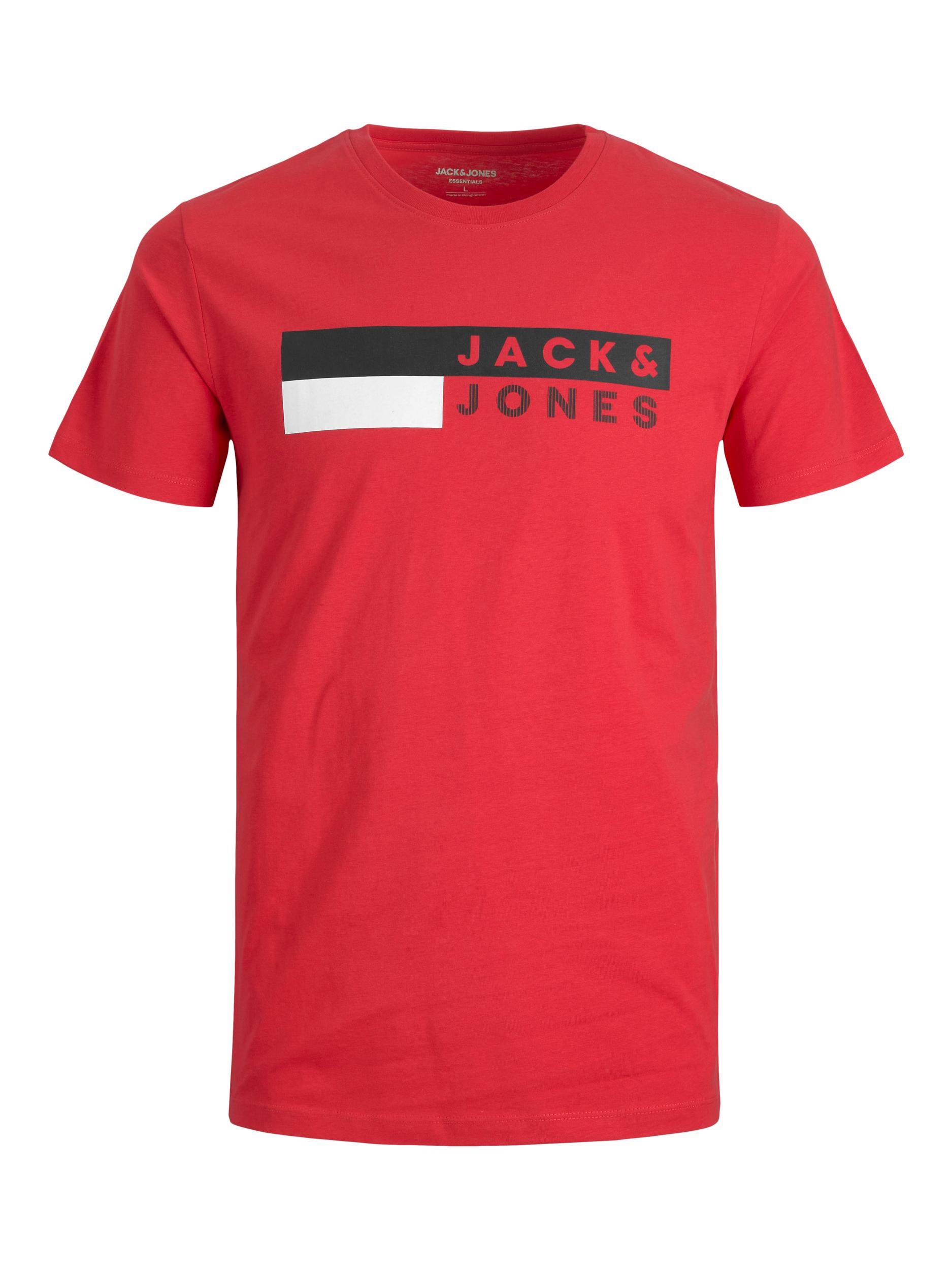 Jack&Jones Férfi póló JJECORP Standard Fit 12151955 True Red S