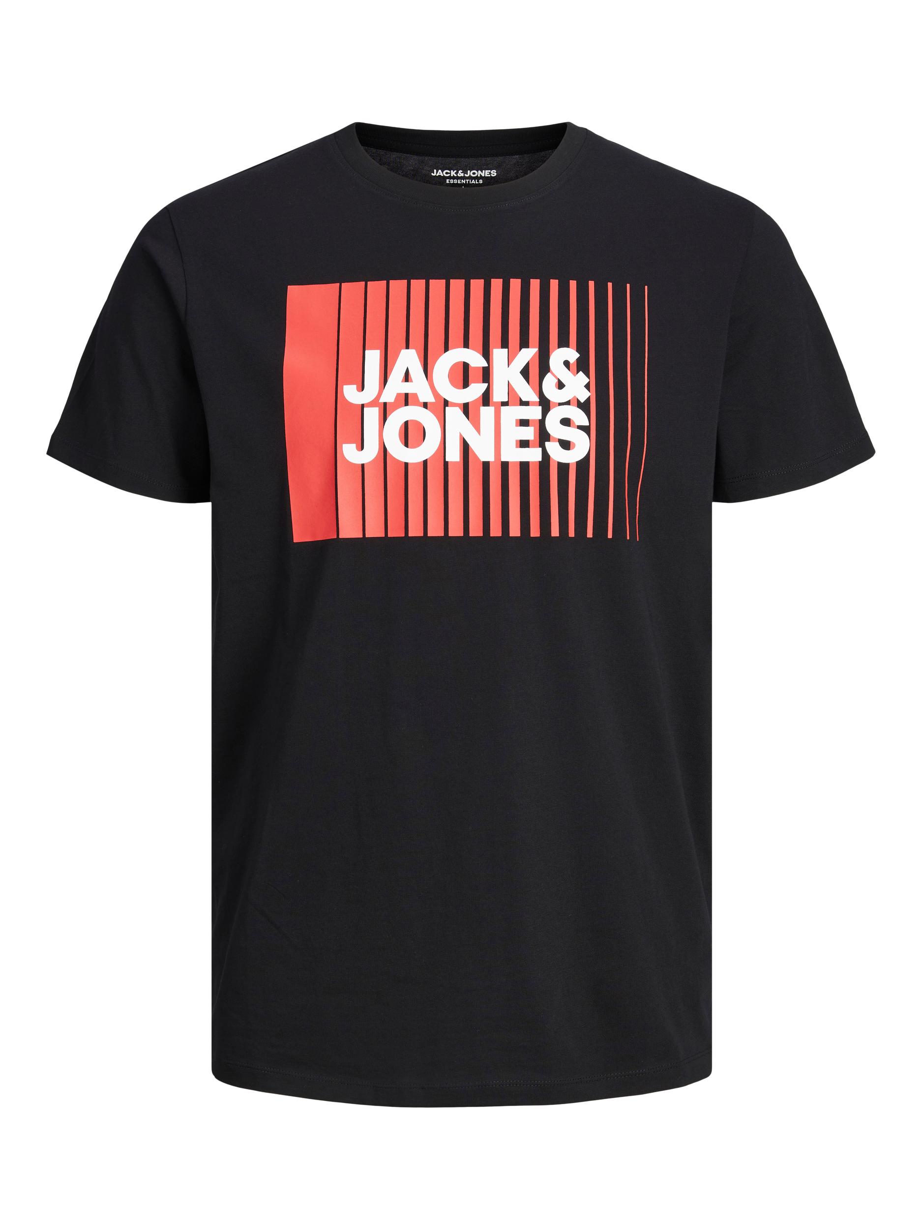 Jack&Jones Pánské triko JJECORP Standard Fit 12233999 Black M