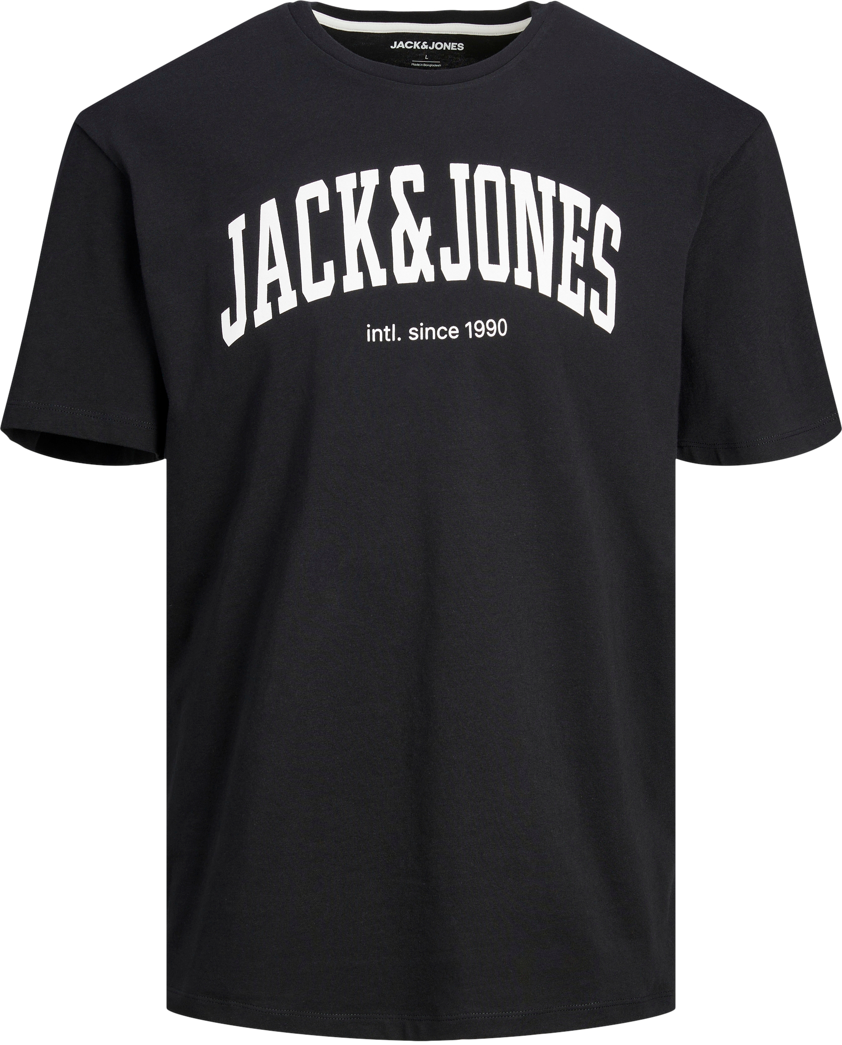 Jack&Jones Pánské triko JJEJOSH Relaxed Fit 12236514 Black M