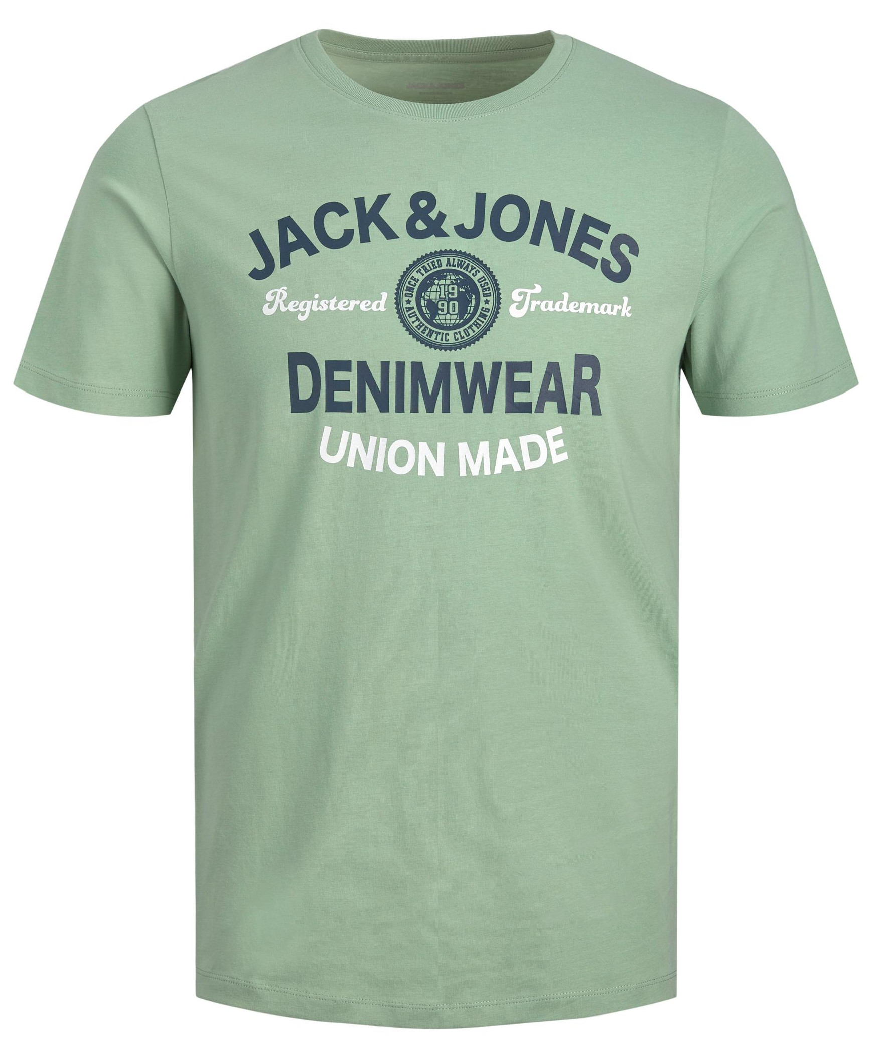 Jack&Jones Férfi póló JJELOGO Regular Fit 12220500 Granite Green S