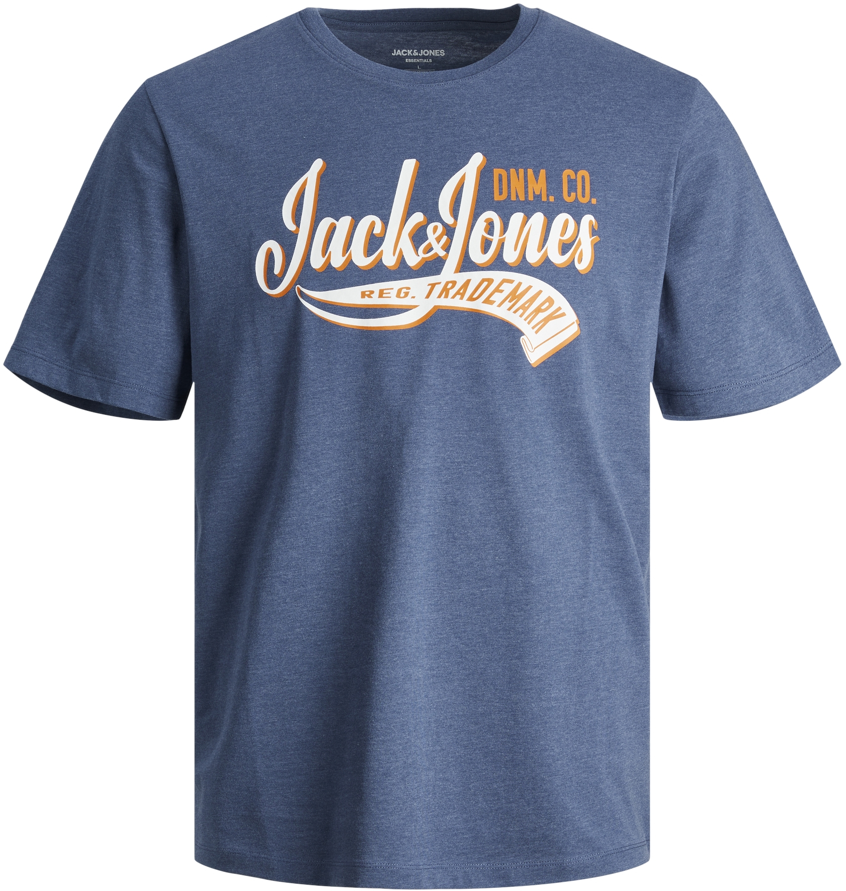 Jack&Jones Pánske tričko JJELOGO Standard Fit 12246690 Ensign Blue XL