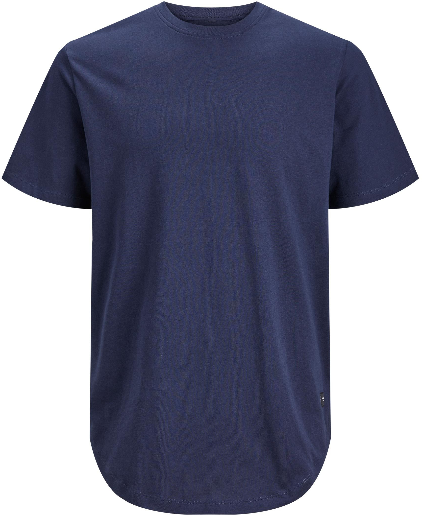 Jack&Jones Pánske tričko JJENOA Long Line Fit 12113648 Navy Blazer REG M