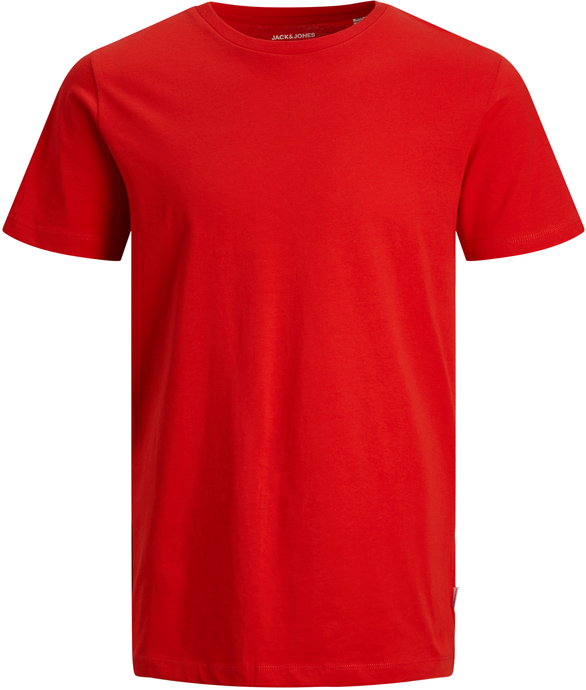 Jack&Jones Pánské triko JJEORGANIC Slim Fit 12156101 True Red XXL