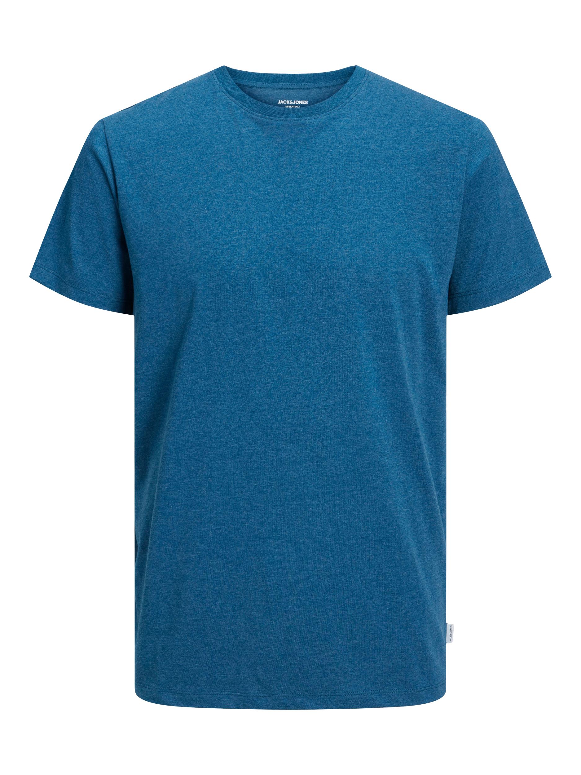 Jack&Jones Pánske tričko JJEORGANIC Standard Fit 12222887 Sailor Blue L