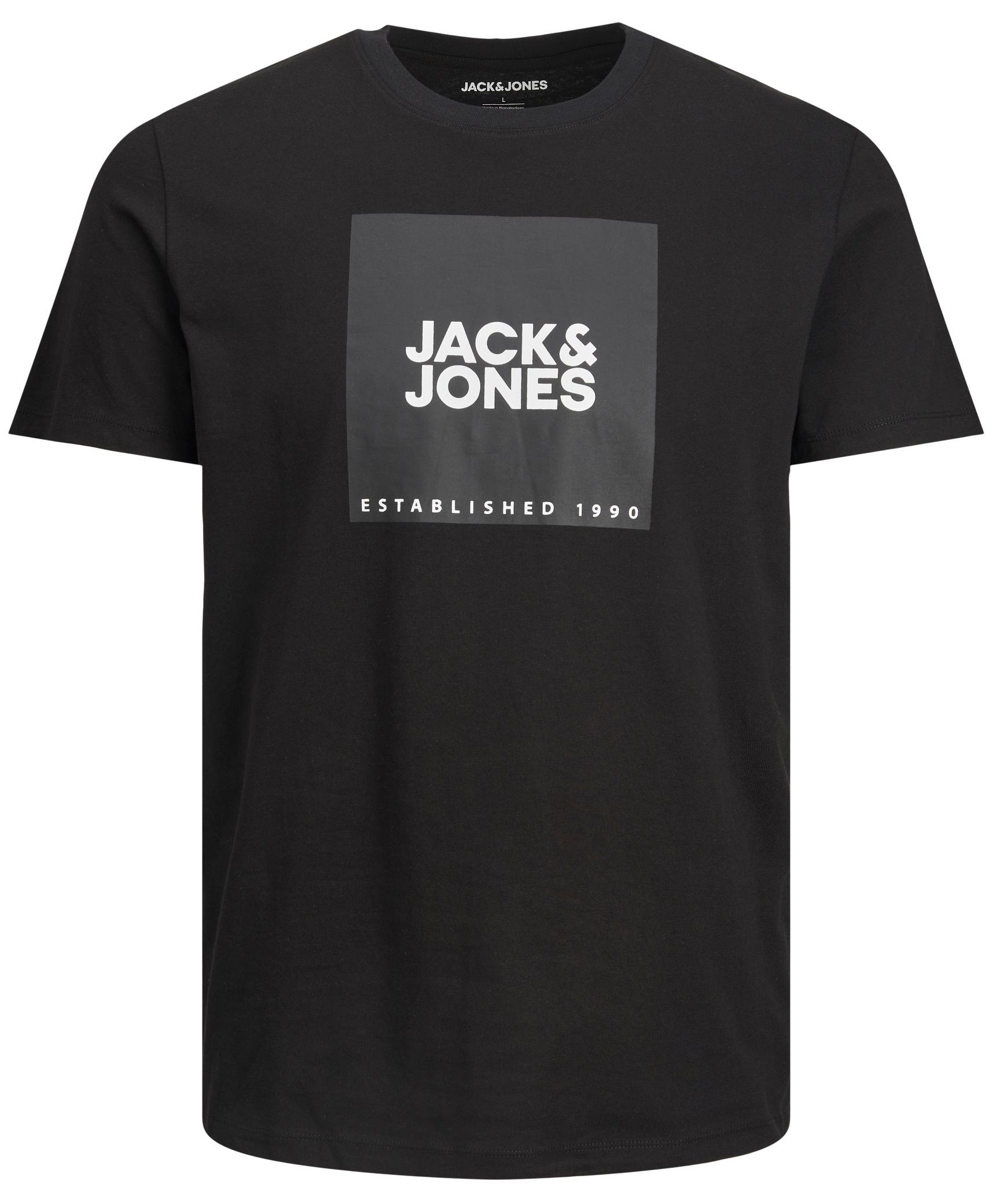 Jack&Jones Férfi póló JJLOCK Regular Fit 12213248 Black BIG S
