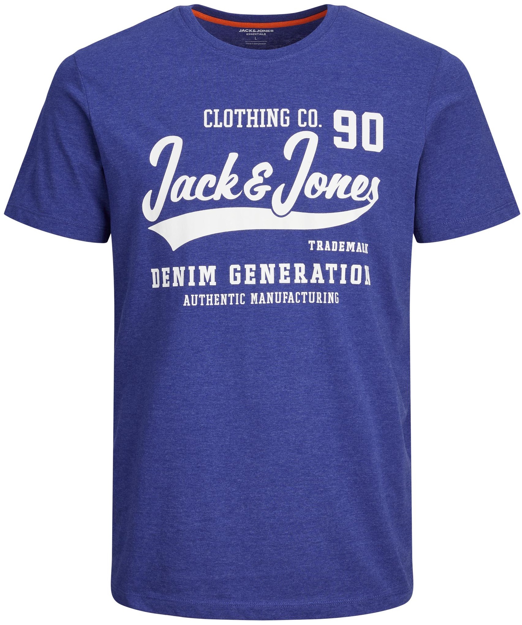 Jack&Jones Pánske tričko JJELOGO Stan dard Fit 12238252 Bluing XL