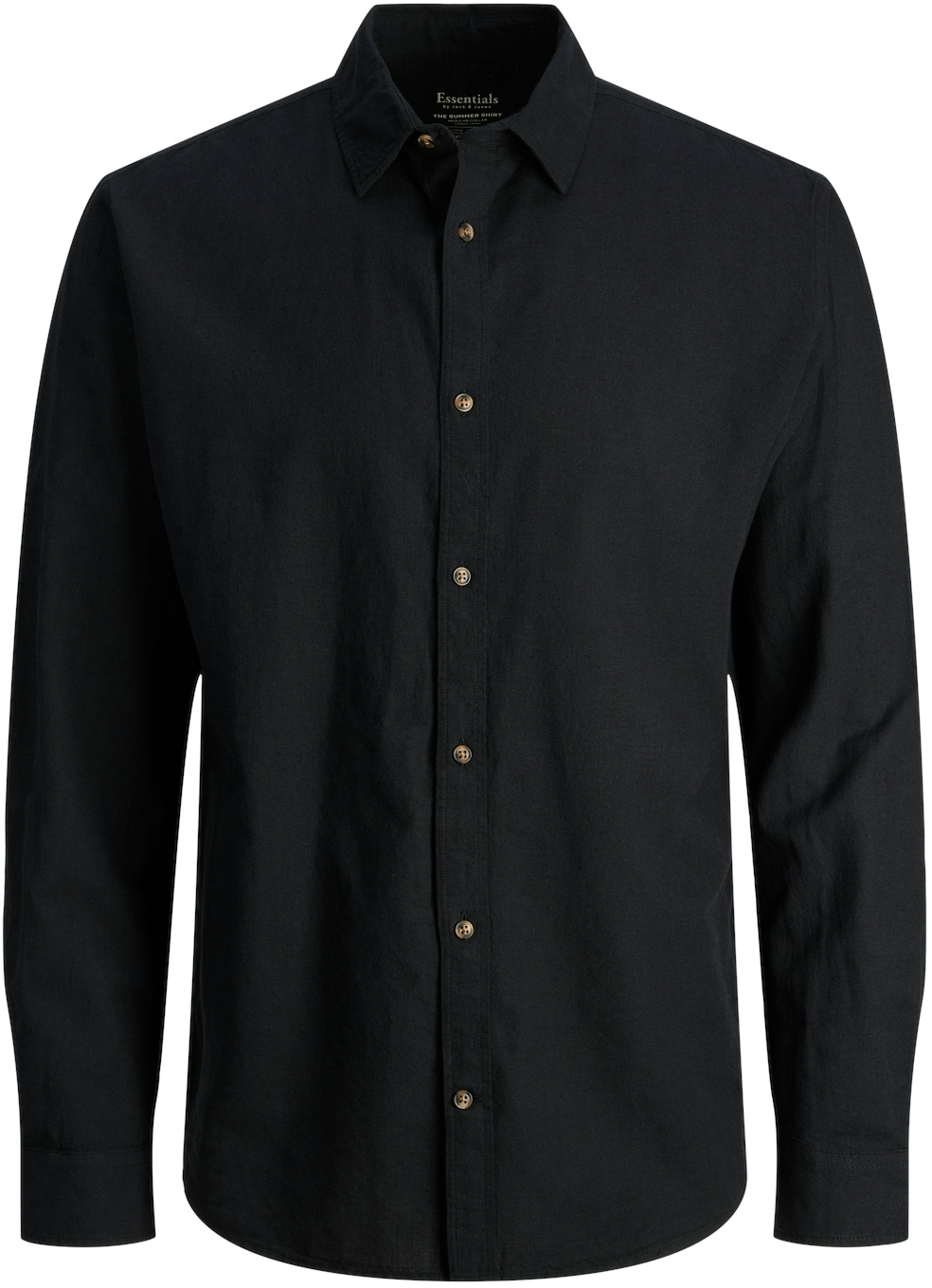 Jack&Jones Pánská košile JJESUMMER Comfort Fit 12248384 Black S