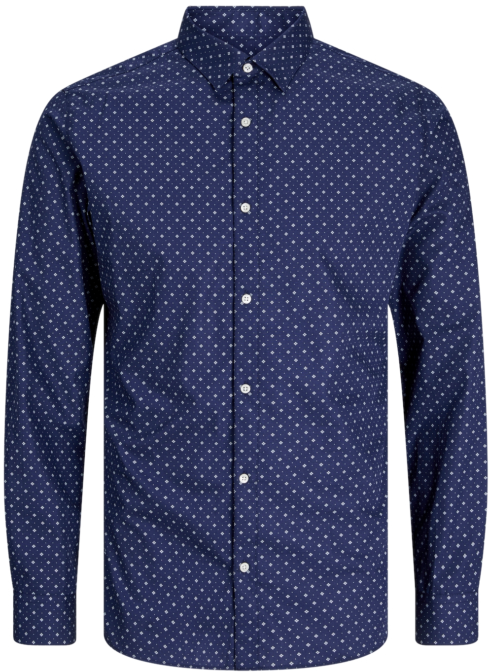 Jack&Jones Pánska košeľa JJJOE Slim Fit 12260131 Navy Blazer S