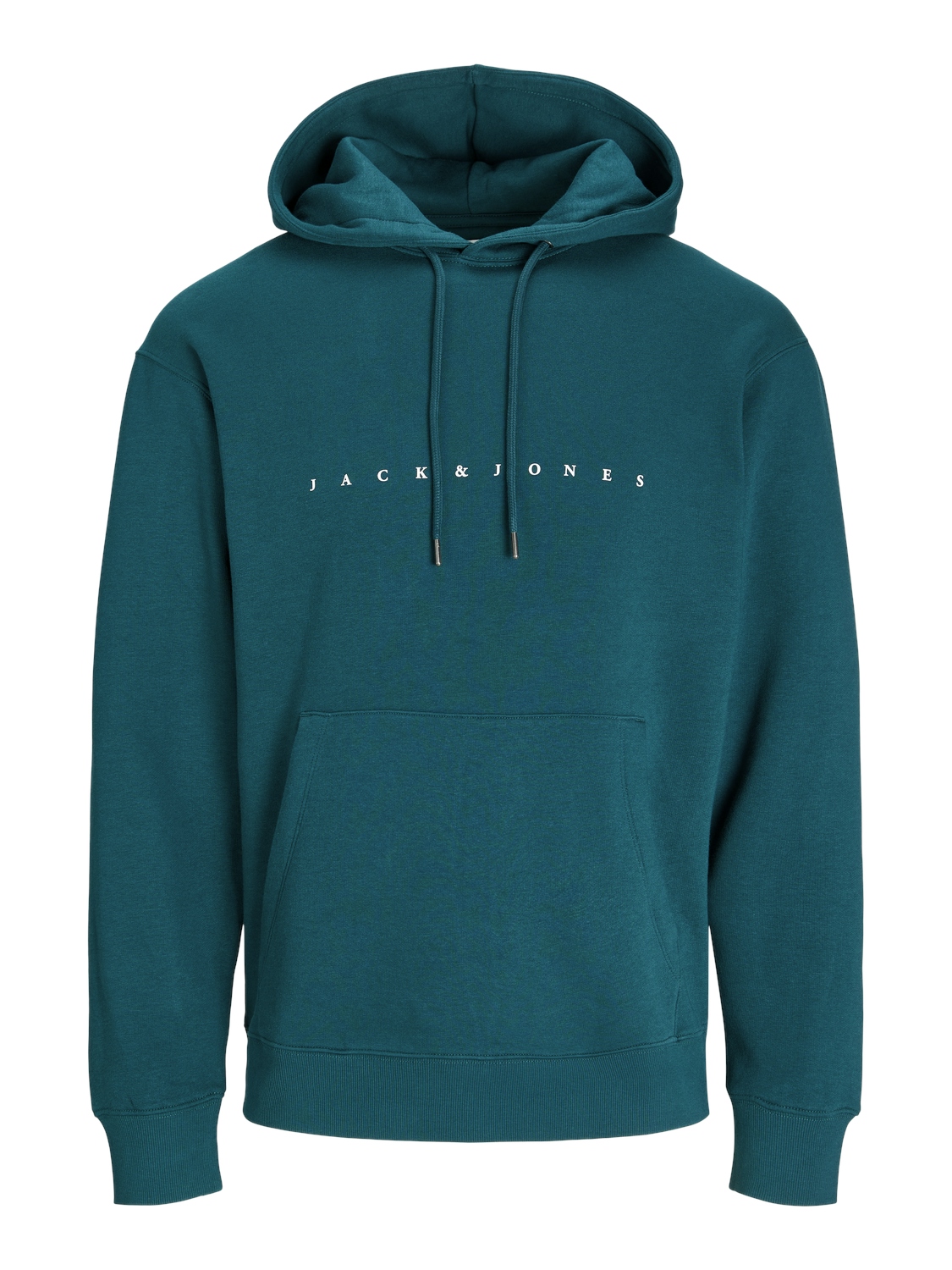 Jack&Jones Pánská mikina JJESTAR Relaxed Fit 12233972 Deep Teal M