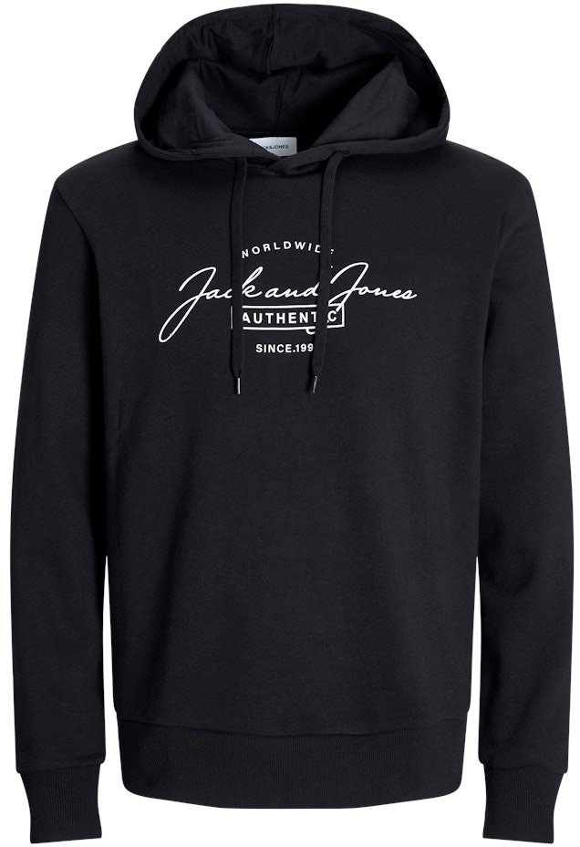 Jack&Jones Pánska mikina JJFERRIS Standard Fit 12256838 Black M