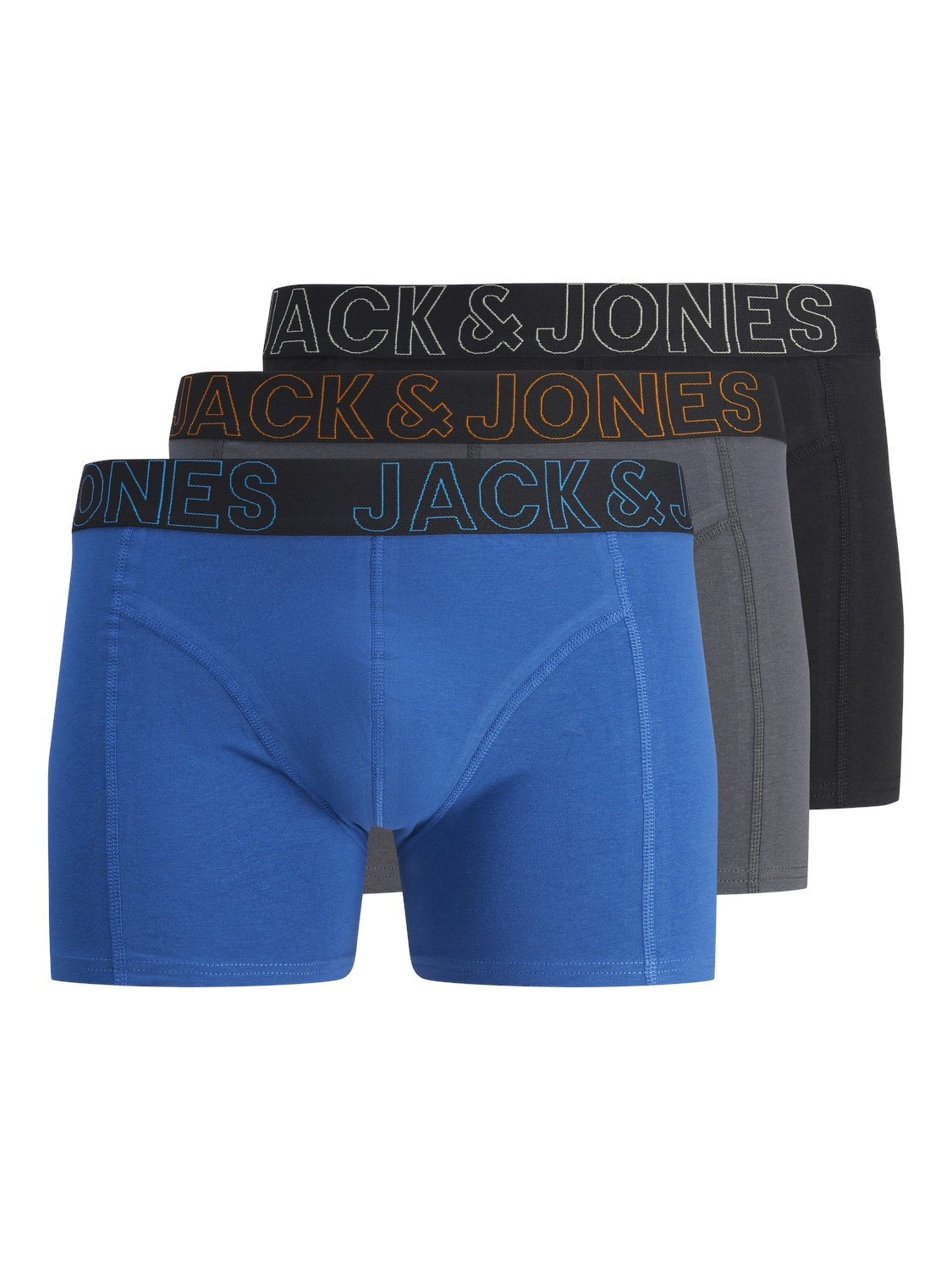 Jack&Jones 3 PACK - pánské boxerky JACMURPHY 12263892 Exuberance L