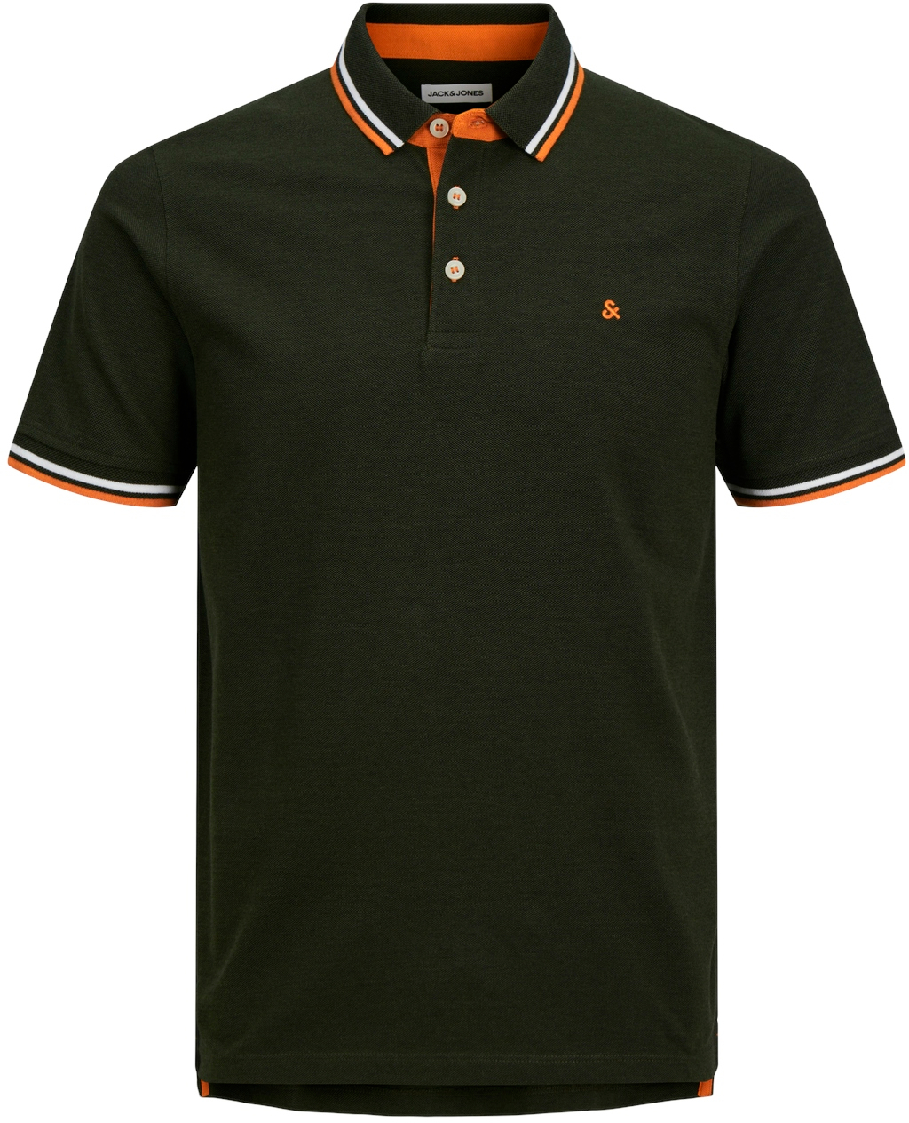 Jack&Jones Pánské polo triko JJEPAULOS Slim Fit 12136668 Kombu Green XL