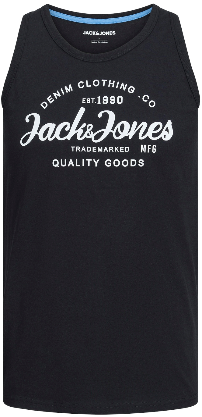 Jack&Jones Pánske tielko JJFOREST Standard Fit 12248622 Black XL