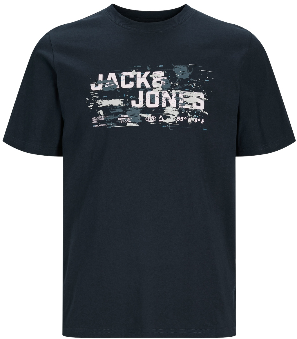 Jack&Jones Pánske tričko JCOOUTDOOR Regular Fit 12262560 Navy Blazer M
