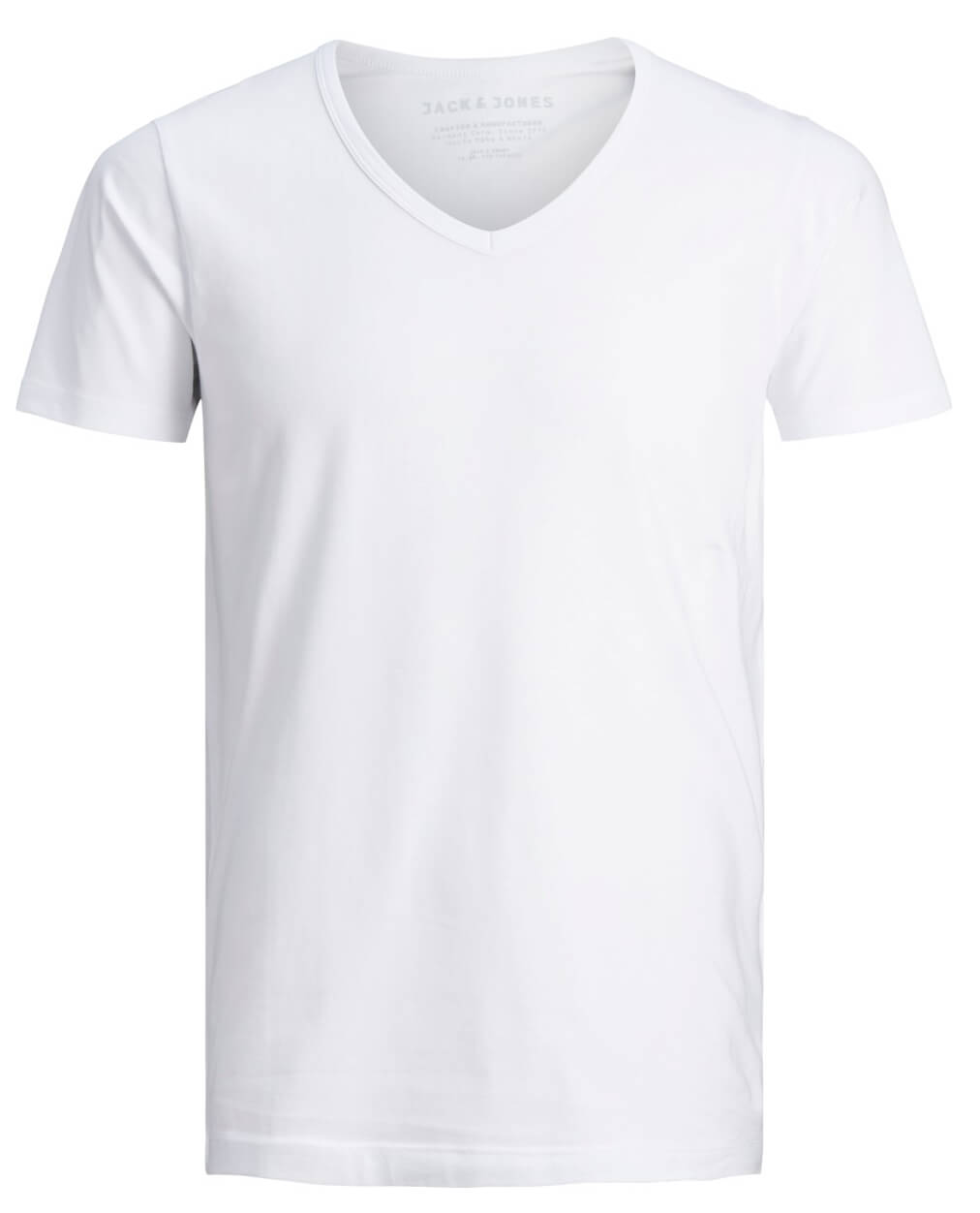 Jack&Jones Pánske tričko JJEBASIC Stretch Fit 12059219 OPT WHITE S