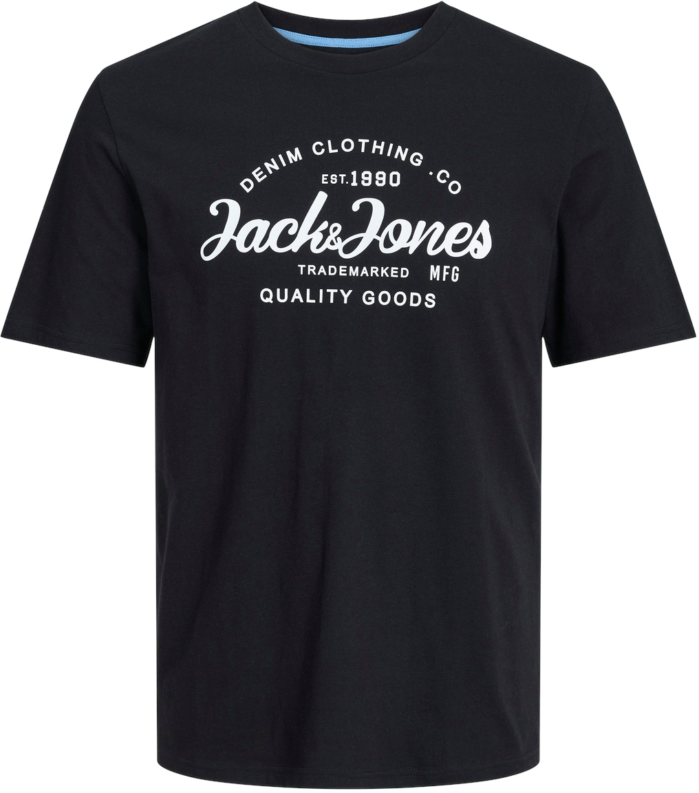 Jack&Jones Pánské triko JJFOREST Standard Fit 12247972 Black S
