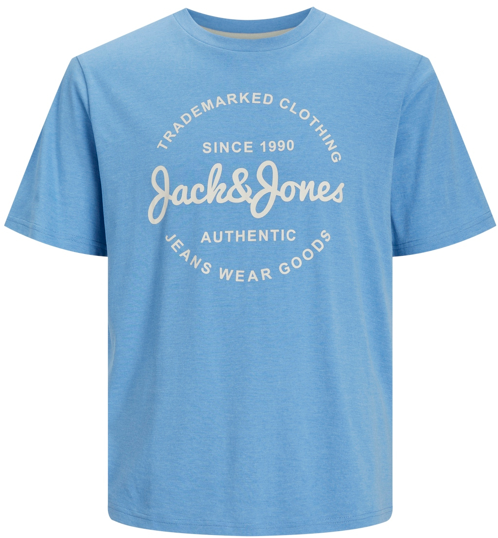 Levně Jack&Jones Pánské triko JJFOREST Standard Fit 12247972 Pacific Coast L