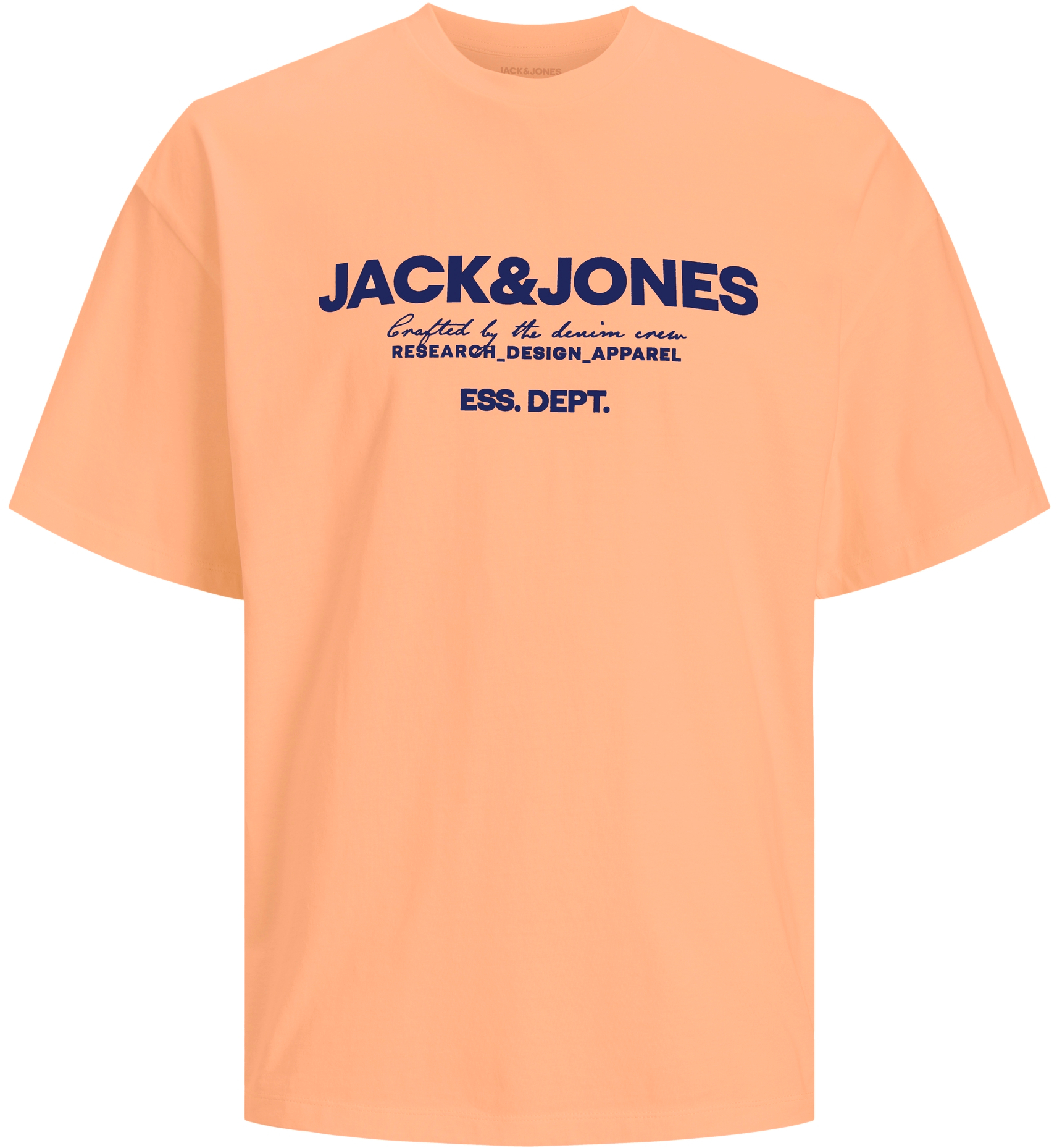 Jack&Jones Pánské triko JJGALE Relaxed Fit 12247782 Apricot Ice M