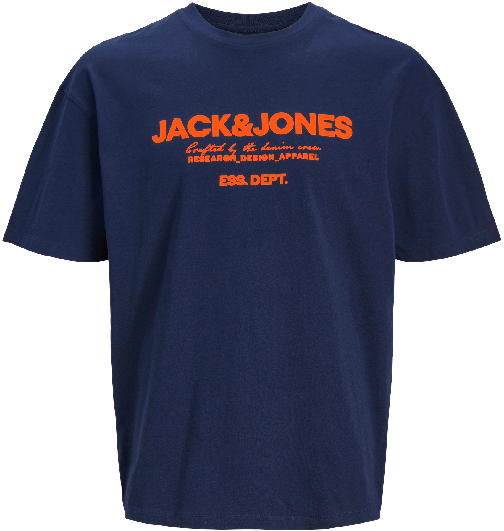 Jack&Jones Pánske tričko JJGALE Relaxed Fit 12247782 Sky Captain M