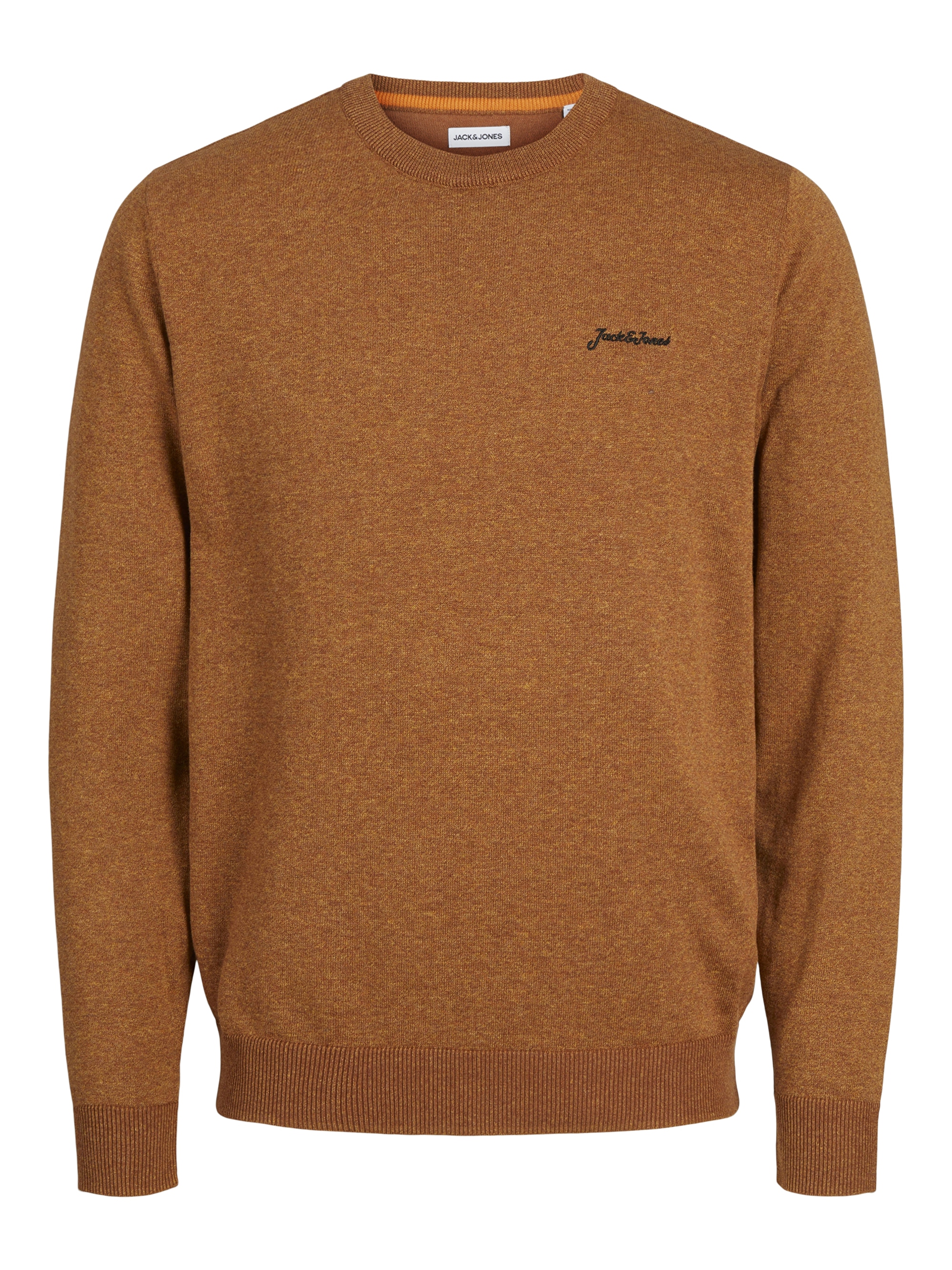 Jack&Jones Pánsky sveter JJBRAD 12258846 Mocha Bisque L